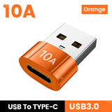 Elough 10A OTG USB 3.0 To Type C Adapter USB C Male To USB Female Converter Fast Charging OTG For Macbook Laptop Xiaomi Samsung
