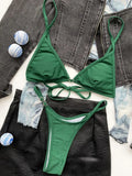 Extreme Mini Micro String Tiny Bikini Female Swimsuit Women Thong Swimwear Two-pieces Bikini Set Triangle Bathing Suit Swim Lady