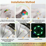 Bicycle Spoke Lights IP67 Waterproof LED Bike Wheel Lights Colorful Cycling Wheel Spoke Lamp Safety Warning Bike Accessories