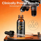 YOUNGCOME Vitamin C Hyaluronic Acid Serum - Daily Hydrating & Radiance-Boosting Facial Essence for All Skin Types 40/60ML