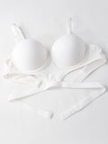stylish sexy bra T-shirt underton beautiful back half cup smooth and exposed waist slim waist big exposed back push up bra