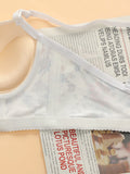 Bestselling Women's Underwear Bras Floral Prints Adjustable Straps Shapewear Thin Underwear Comfortable B2058