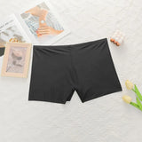 Women's Oversized Underwear With Ice Silk Seamless And Non Tight Safety Pants, Anti Glare Suitable For Plump Women XL-4XL Z2420