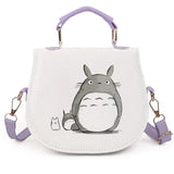 Cute Totoro Print Crossbody Bag Women PU Leather Handbag Casual Shoulder Bag For Shopping Daily Use & Perfect Gift For Anime Fan