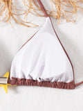 With Skirt Halter Brazilian Bikini Women Swimwear Female Swimsuit Three-pieces Bikini Set Bather Bathing Suit Swim Beachwear