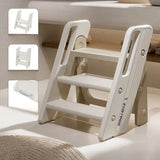 2 Step Foldable Ladder Stool Baby Kids Toddler Bathroom Sink Non Slip Portable Lightweight Escalera Madera Household Kitchen