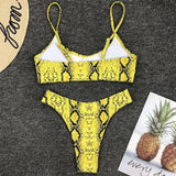 2026 Sexy Leopard Brazilian Bikini Female Swimsuit Women Swimwear Two Pieces Bikini Set High Cut Push Up Bathing Suit Swim Lady