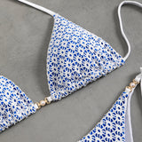 2026 Halter String Bikinis Sexy Triangle Swimsuit Women Plaid Swimwear Female Bathers Bathing Swimming Swim Suit Beachwear