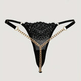 Transparent Hot Temptation Thongs G-strings Woman Panty Pearl Open Hip Briefs Porn Hollow Solid Lace Pantys FemaleEroticCostumes