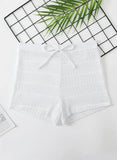 2026 Crochet Swimsuit Pants Sporty Shorts Swimwear Women Solid Bathers Bathing Swimming Swim Suit Female Beachwear