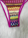 Retro Style 2026 Summer Women Knitted Swimsuit Sexy Backless Lace-up Swimwear Low Waist Femme Neck Bikini Set Beach Bathing Suit