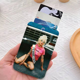 M-Mon L-Lafertes FEMME FATALE Cute Cartoon Card Keychain Anime Fashion Pendant Bag ID Door Card Case Bus Card