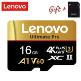 Lenovo Reliable 512GB Micro TF SD SD Cards Memory Card TF Cards 128GB U1 64GB A1 Broad Compatibility for Dash Cam/PC/Mac