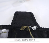 Elegant French Lingerie Set Sexy Embroidery Ultra Thin Bra Thong, Large Bust Minimizer Plus Size Anti Sagging Comfort MOYISU Bra