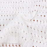 S - XL Crochet Knitted Backless Deep V Split Tunic Beach Cover Up Cover-ups Beach Dress Beach Wear Beachwear Female Women V4014