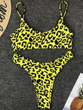 2026 Sexy Leopard Brazilian Bikini Female Swimsuit Women Swimwear Two Pieces Bikini Set High Cut Push Up Bathing Suit Swim Lady