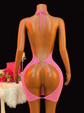 Adult Sexy Women Accessories Slim Fit Stockings Without Crotch Leggings Transparent Slit Full Teddy Bodysuit Jumpsuit Underwear