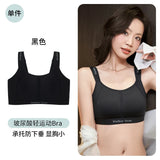 MOYISU Wireless Minimizer Sports Bra Adjustable Support Anti Sagging Seamless Comfort Breathable Large Bust No Underwire Everyd