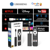 UBISHENG GD1 Google certified Android 11 4K BT Voice Remote S905Y4 AV1 2GB RAM 16GB ROM 5G WiFi Smart Android TV Box TV Stick