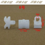10PCs Car Curtain Track Pulley Curtain Nano Wheel Bus Curtain Clip Shower Curtain Hooks Curtain Track Accessories Maison