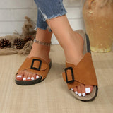 Summer Women Slippers Lightweight Buckle Thick Sole Slip-On Platform Sandals ladys Soft EVA Outdoor Beach Shoes