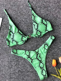 High Cut V-bar Underwired Bikini Women Swimsuit Female Micro Thong Swimwear Two-pieces Bikini Set Push Up Bathing Suit Swim Lady