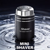 Electrical Mini Shaver for Men 3D Floating Blade IPX7 Washable Type-C USB Rechargeable Shaving Beard Machine for Home Travel