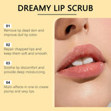 3 in1 Lip Scrub Mask Exfoliating Repairing Lighten Dry Cracked Lines Brighten Moisturizing Nourishing Beauty Plump Lip Treatment