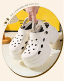 Women Platform Slippers Fashion Clogs Soft EVA Summer High Heel Shoes Thick Sole Female Street Wedges Sandals Home Beach Slides