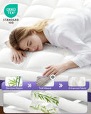 Dual-Layer Memory Foam Mattress Topper With Cooling Gel Pillow Top
