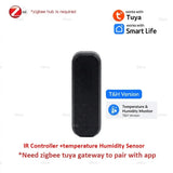 Zigbee IR Remote Control Universal Infrared Controller With Temperature Humidity Sensor For TUYA Smart Life Zigbee2mqtt Gateway