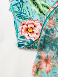 3 Pieces Push Up Bikinis 2026 Women With Kimono Beach Printed Swimsuit Sexy Swimwear Female Bathers Bathing Swimming Swim Suit