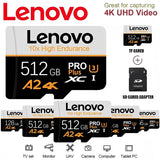 Lenovo Premium Memory Card SD Cards Micro TF SD TF Cards 512GB 256GB 128GB 64GB U3 for Nintendo Switch / iOS / Tablet / Phone