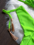 Sexy Folds Bikini Set Solid Micro Bikinis Women Swimsuit Female Triangle Swimwear Beach Wear Bathing Suit