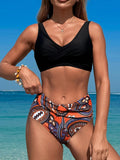 Printed Bikinis 2026 High Waist Swimsuit Women Sexy Swimwear Female Bathers Swimming Bathing Swimming Swim Suit Beachwear