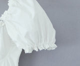 Bowknot Ruffles Light Blue Midi Dress Women's Summer Off Shoulder Short Sleeve Beach Dress Drawstring White A-line Vestidos 2025
