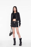 American A-line Half Length Skirt Spring/summer Small Spicy Girl High Waist Slim Fit Tight Sexy Shining Leather Short Skirt 3XQZ