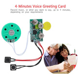 DIY Greeting Card Chip 4 Minutes Recordable Voice Sound Chip Voice Greeting Card for Holiday