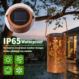 Sunflower Solar Projector Lantern Outdoor Hanging Solar Fairy Lamp Garden Decor Sunflower Solar Light forYard Lawn Holiday Party