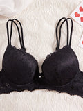 6-Piece Set Lace Women's Underwear Set No Lining Lace Push up Bra Comfortable Fitting Sexy Mesh Lace Panties Women's Bra Set