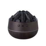 2025 New 300ML Artificial Charcoal Fire Air Humidifier Fine Mist Quiet Operation with Night Light for Home Humidification