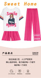2026 Summer Pajamas Ladies Cartoon Set Sweet Home Clothes Set Three-Piece Set Can Be Passed Out