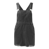 Casual Women Skirts Women'S Flag Denim Bib Overall Shorts Rompers Independence Day Clothes Faldas Para Mujeres Roupas Feminina