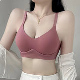 Seamless Bras For Women Non-wire Brassiere Push Up Bra No Steel Ring Tube Bra Top Underwear Female Sexy Lingerie S-3XL