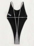 Sexy Extreme G String Mini Micro Thong Women Swimwear One Piece Swimsuit Female Backless Monokini Bather Bathing Suit Swim Lady