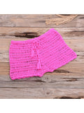 17 Colors Bikini Bottom Hollow Out Mini Shorts Swim Brief Women Swimwear Female Bather Brazilian Tanga Panties Underwear V7011
