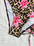 3 Pieces Triangle Halter Bikini 2026 Women & Beach Skirt Swimwear Female Printed Swimsuit Bathers Bathing Swimming Swim Suit