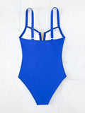 2026 Cut Out Ruched Front Swimsuit One Piece Swimwear Women Sexy Bathers Bathing Swimming Swim Suit Female Beachwear XXL