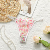 Toucheart Sexy Ultra Thin Underwear For Women Transparent Lace Underwear Comfortable Breathable Briefs Exotic Mesh Underwear New
