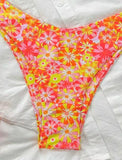 2026 Strappy Thong Bikini Women Printed Floral Swimwear Female Sexy Swimsuit Bathers Bathing Swimming Swim Suit Beachwear